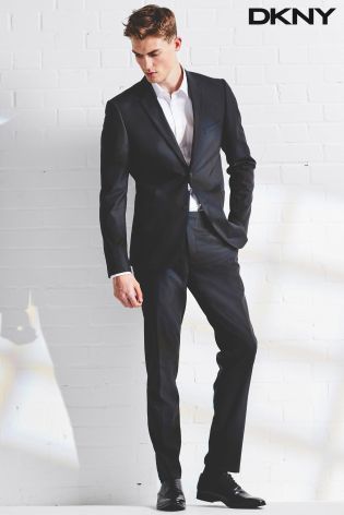 DKNY Black Slim Fit Suit